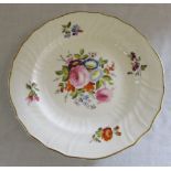 19th Century dessert plate with hand dec