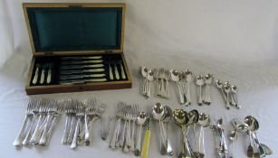 Selection of silver plate cutlery