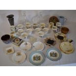 Ceramics including commemorative ware cu