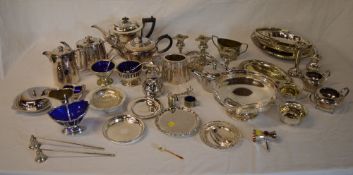 Large selection of silver plate / stainl