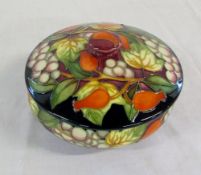 Moorcroft powder bowl c 2003 D 12 cm