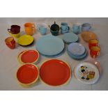 Melaware tableware comprising of cups, s