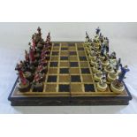 Chess set with Napoleonic figures