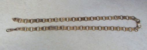 9ct gold chain (clasp not gold) length 2