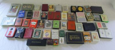 Collection of various playing cards and