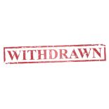 WITHDRAWN FROM SALE - DO NOT BID!