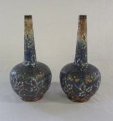 Pair of Doulton Lambeth vases H 27 cm