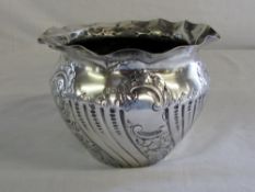 Silver bowl (af) Sheffield 1896 weight 8