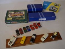 Various die cast model cars including Co