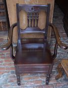 Victorian commode chair