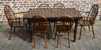 Dining table and 6 chairs