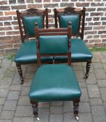 3 Victorian chairs