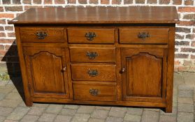 Reproduction Georgian oak sideboard / dr