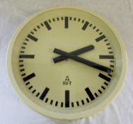 Vintage German industrial clock marked R