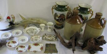 Various ceramics inc Coalport and Royal