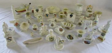 Assorted Lincolnshire crested china inc