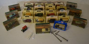Various die cast model cars including Co