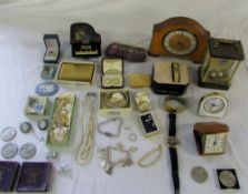 Assorted costume jewellery, watches and