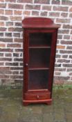 Glass fronted cabinet