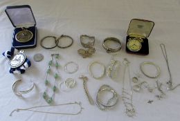 Various costume jewellery inc silver