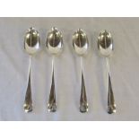 4 silver serving spoons Sheffield 1934/5