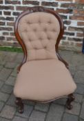 Victorian nursing chair