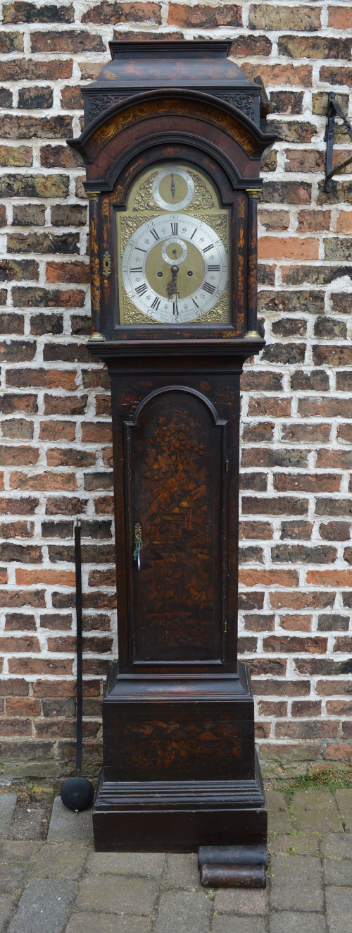 An 18th century longcase clock by Edward