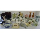 Various ceramics inc musical figurines a