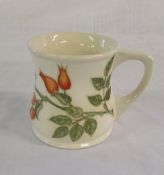 Moorcroft 'rose hips' pattern mug