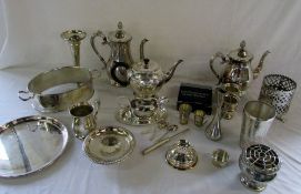 Assorted silver plate