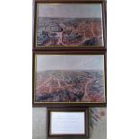 Pair of framed photographs of Louth 'Pan