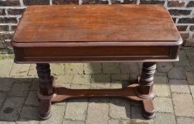 Victorian mahogany serving table