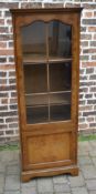 Walnut display cabinet