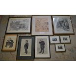 Various framed prints and pictures inclu