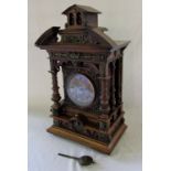 19th Century German mantle clock H 57 cm