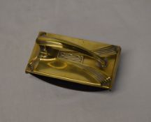 Art Deco ink roller blotter