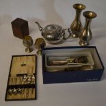 Various silver plate including cutlery