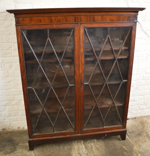 Glass fronted cabinet