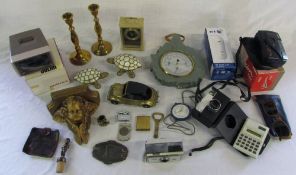 Various items inc Barometer, Solar 3 col