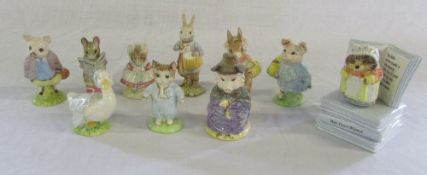 Various Beatrix Potter figures inc Royal