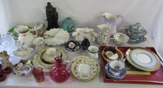 Selection of ceramics and glassware etc