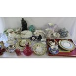 Selection of ceramics and glassware etc