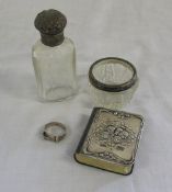 Miniature silver topped bible Birmingham