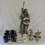 Selection of Portmeirion, soldier figure