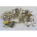 Various stainless steel & silver plate c