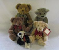 Assorted teddy bears inc Russ