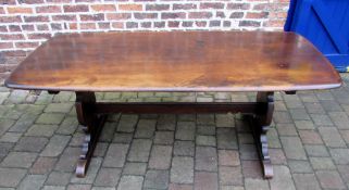 Oak refectory table 182 cm x 80 cm