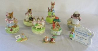 Assorted Schmid Beatrix Potter music box