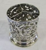 Silver compartmental container (possibly