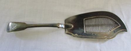 Georgian silver fish slice London 1817 w